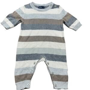 Baby Gap size 0-3 months knit striped romper